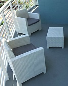Мебель для ресторана NEBRASKA TERRACE (2 места) белая Италия